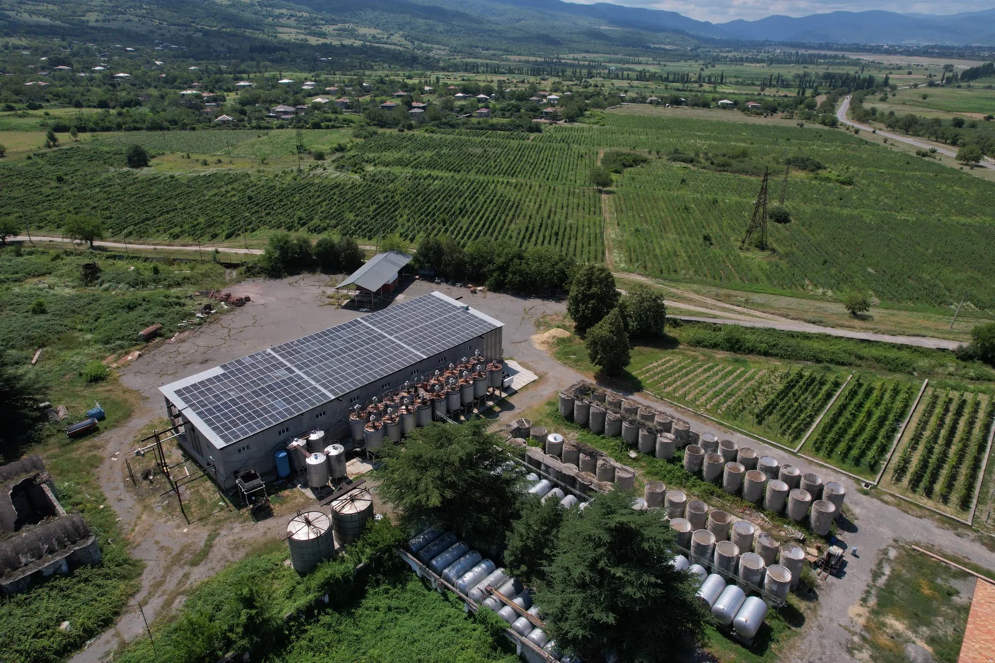 Palavani Winery-ის მზის ელექტროსადგური, 190 kW, ახმეტა