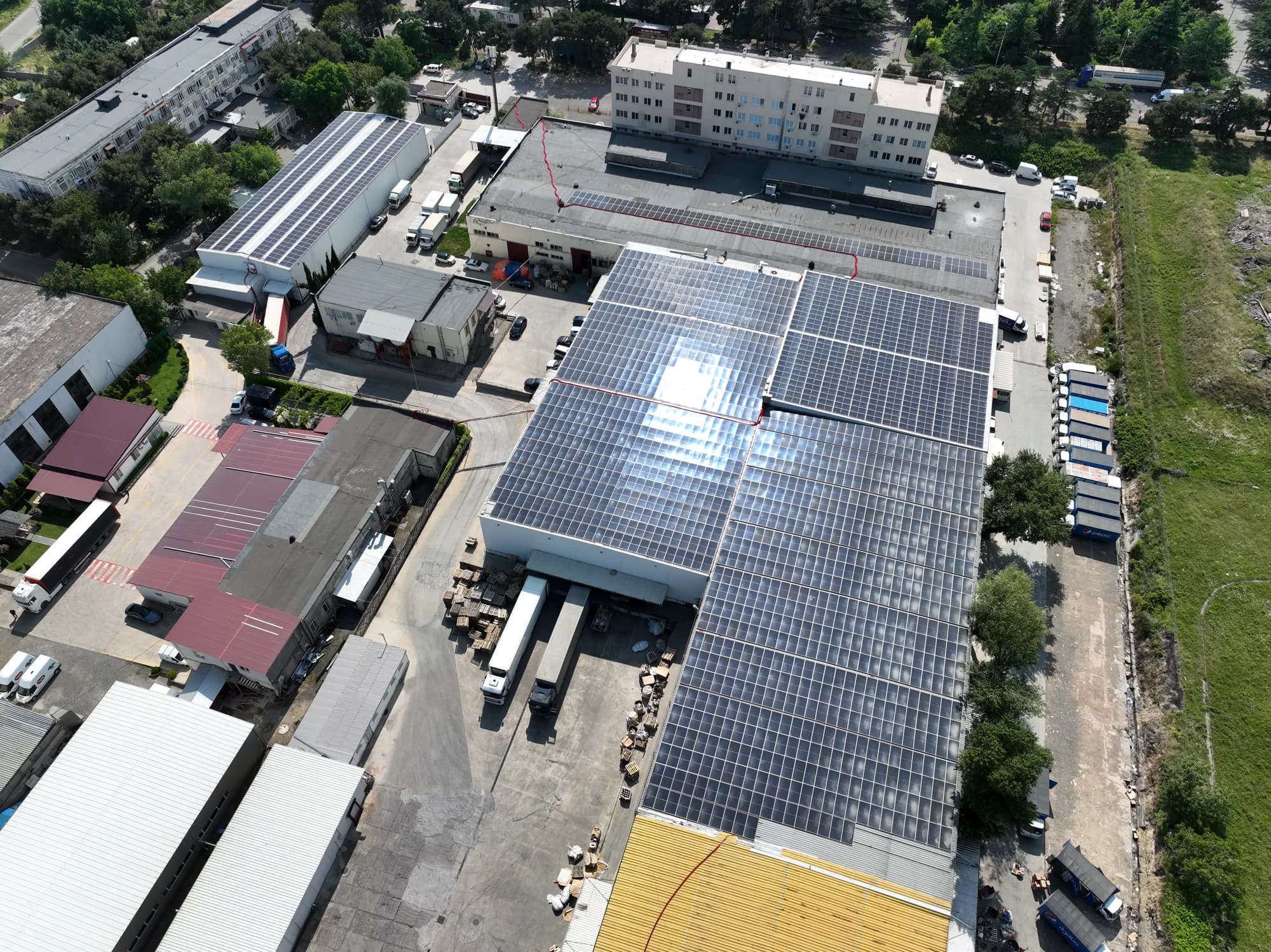 United Logistics Company 05-ის მზის ელექტროსადგური, 1,231 kW, თბილისი